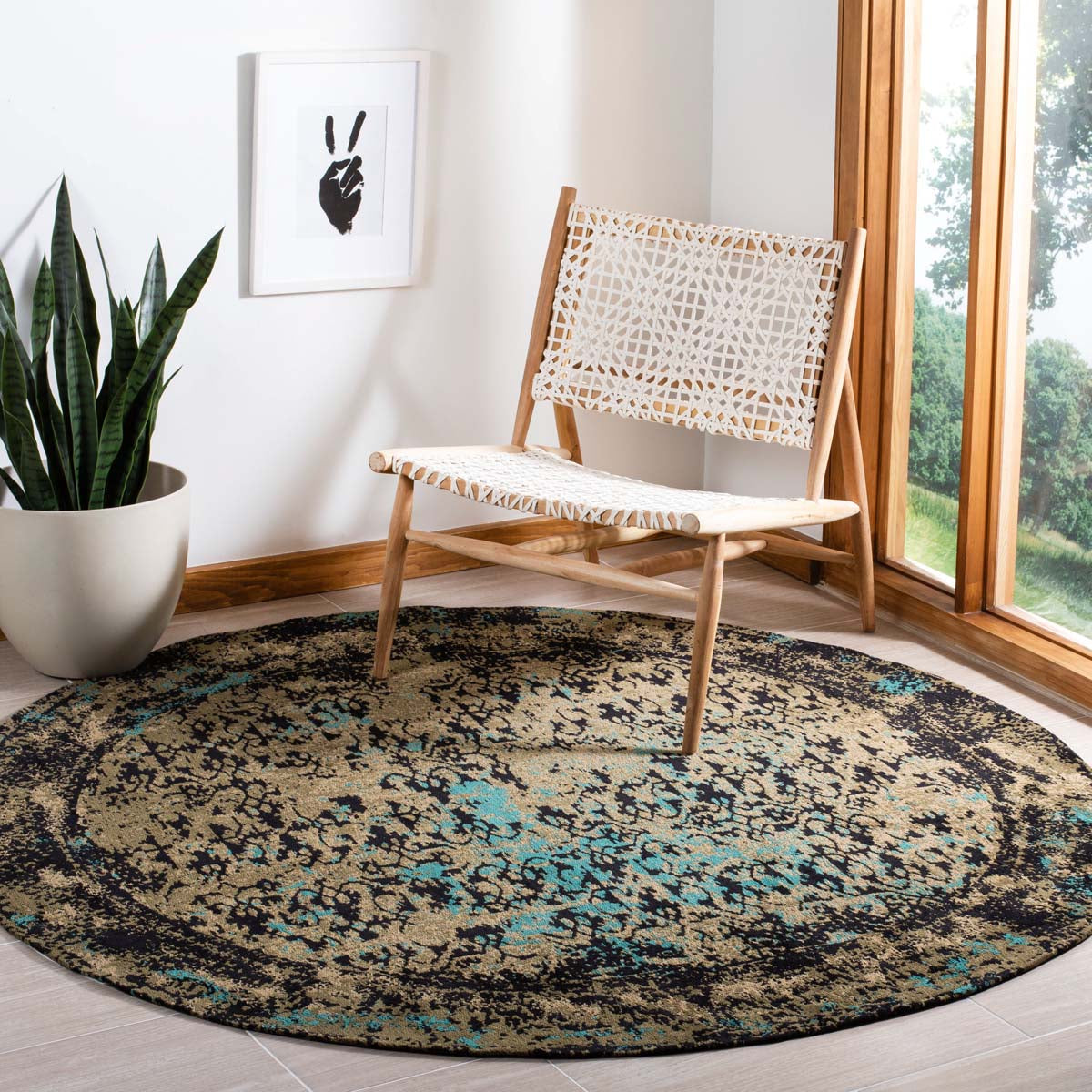 Safavieh Classic Vintage 223 Rug, CLV223 - Black / Olive