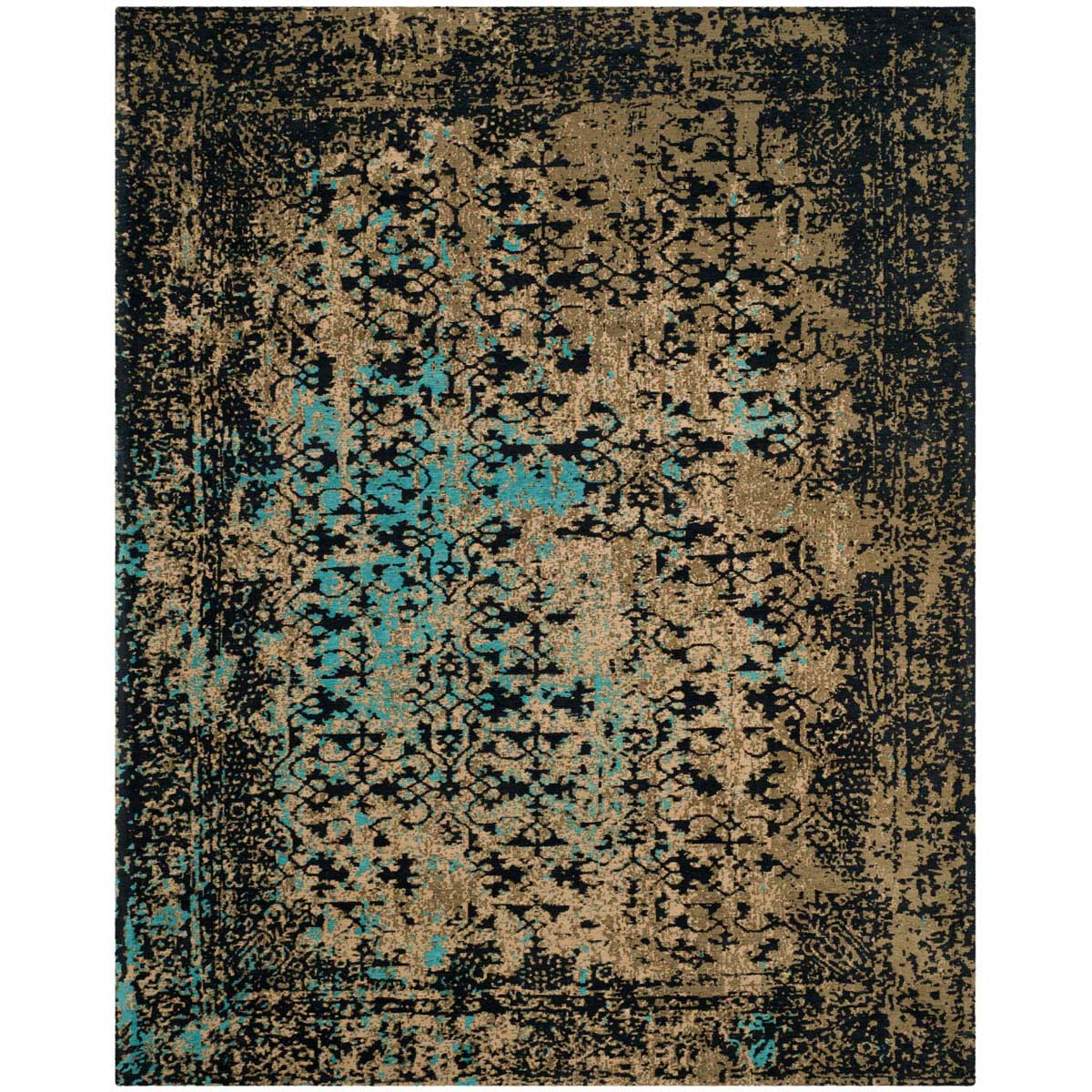 Safavieh Classic Vintage 223 Rug, CLV223 - Black / Olive
