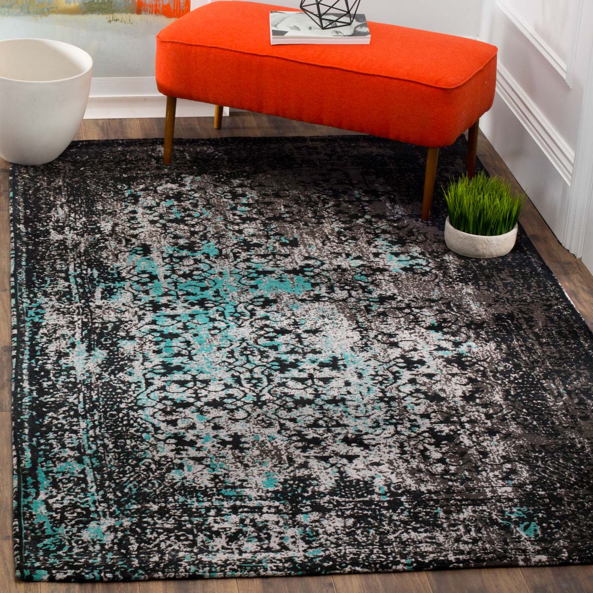 Safavieh Classic Vintage 223 Rug, CLV223 - Navy / Teal
