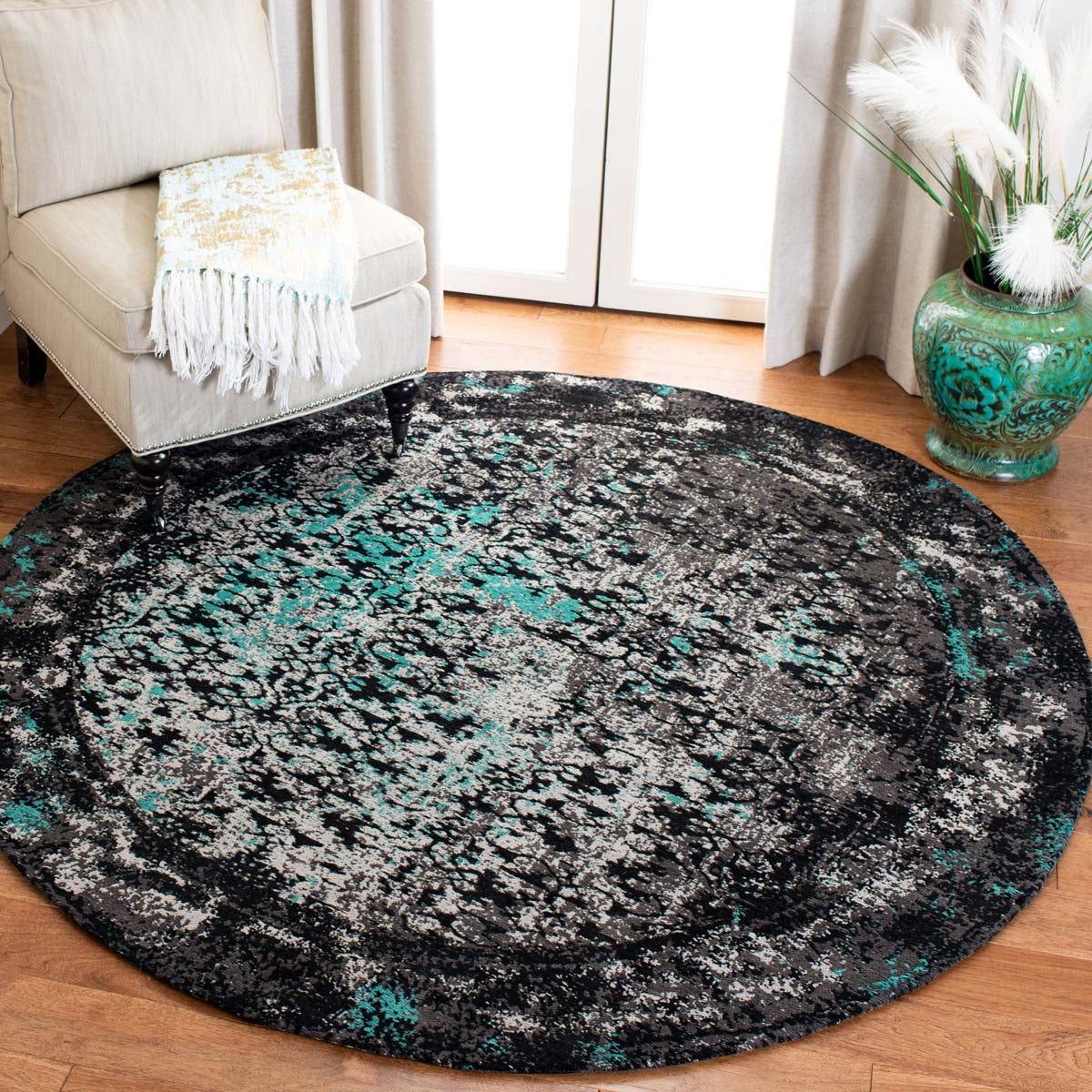 Safavieh Classic Vintage 223 Rug, CLV223 - Navy / Teal