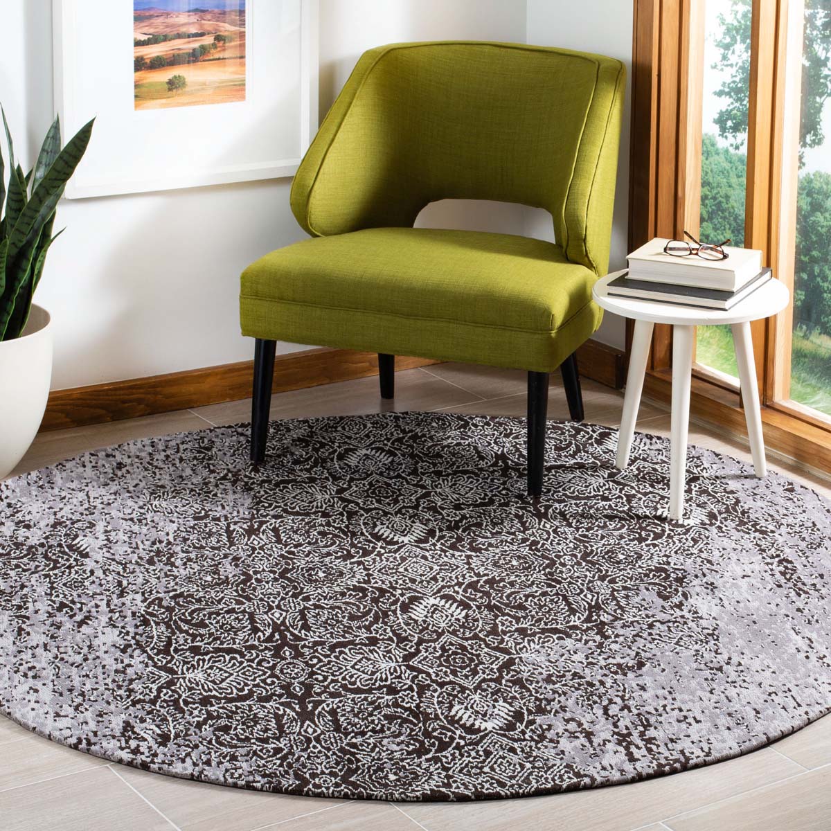 Safavieh Classic Vintage 224 Rug, CLV224 - Silver / Brown