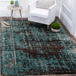 Safavieh Classic Vintage 225 Rug, CLV225 - Teal / Brown