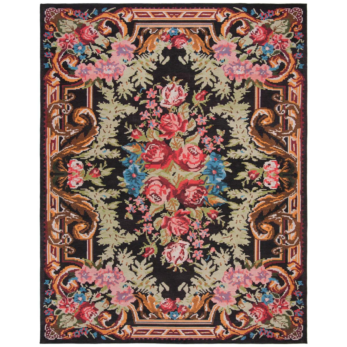 Safavieh Classic Vintage 301 Rug, CLV301 - Black / Multi