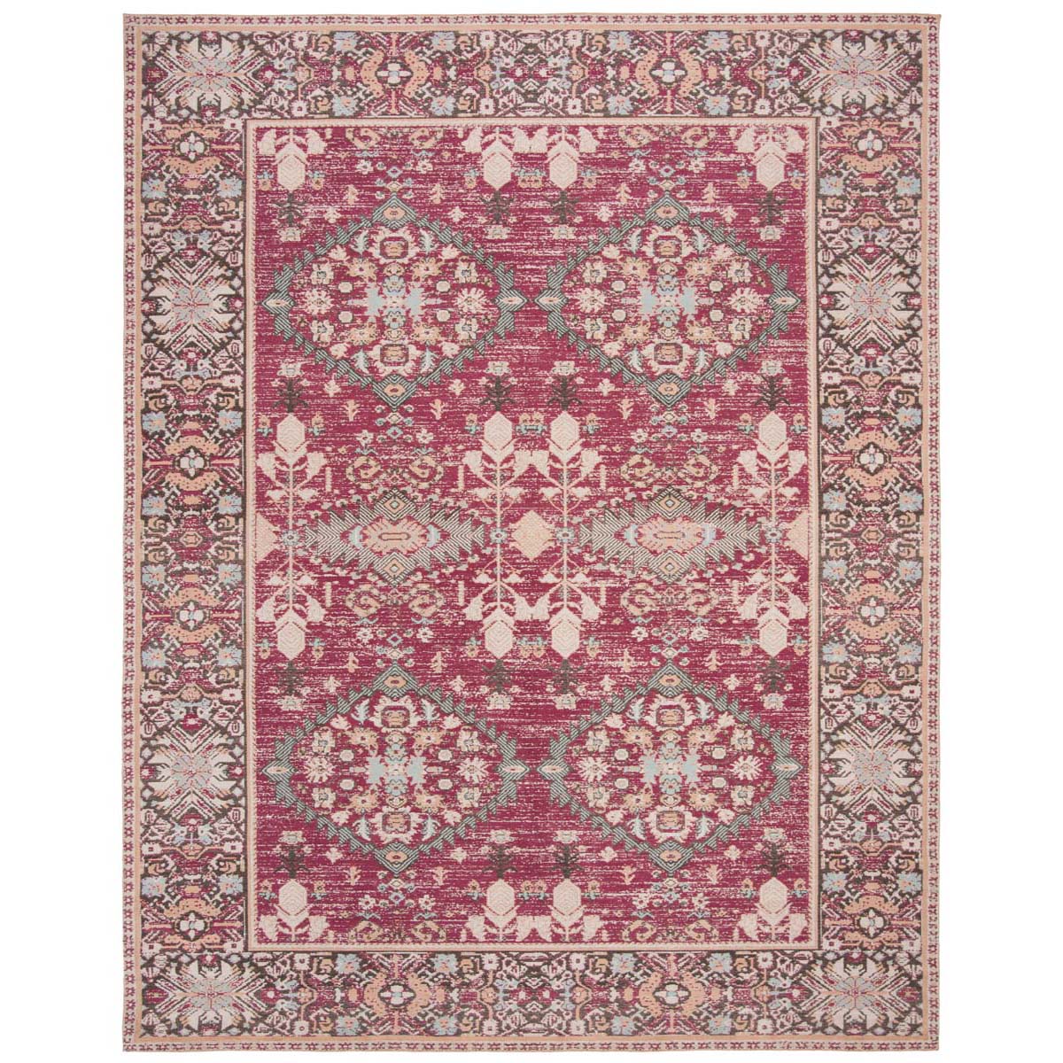 Safavieh Classic Vintage 302 Rug, CLV302 - Red / Multi
