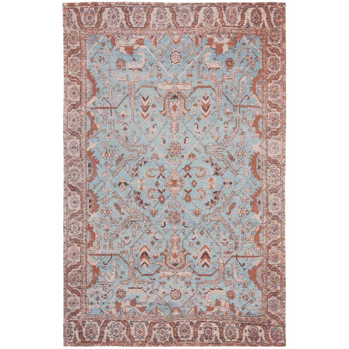 Safavieh Classic Vintage 303 Rug, CLV303 - Blue / Red