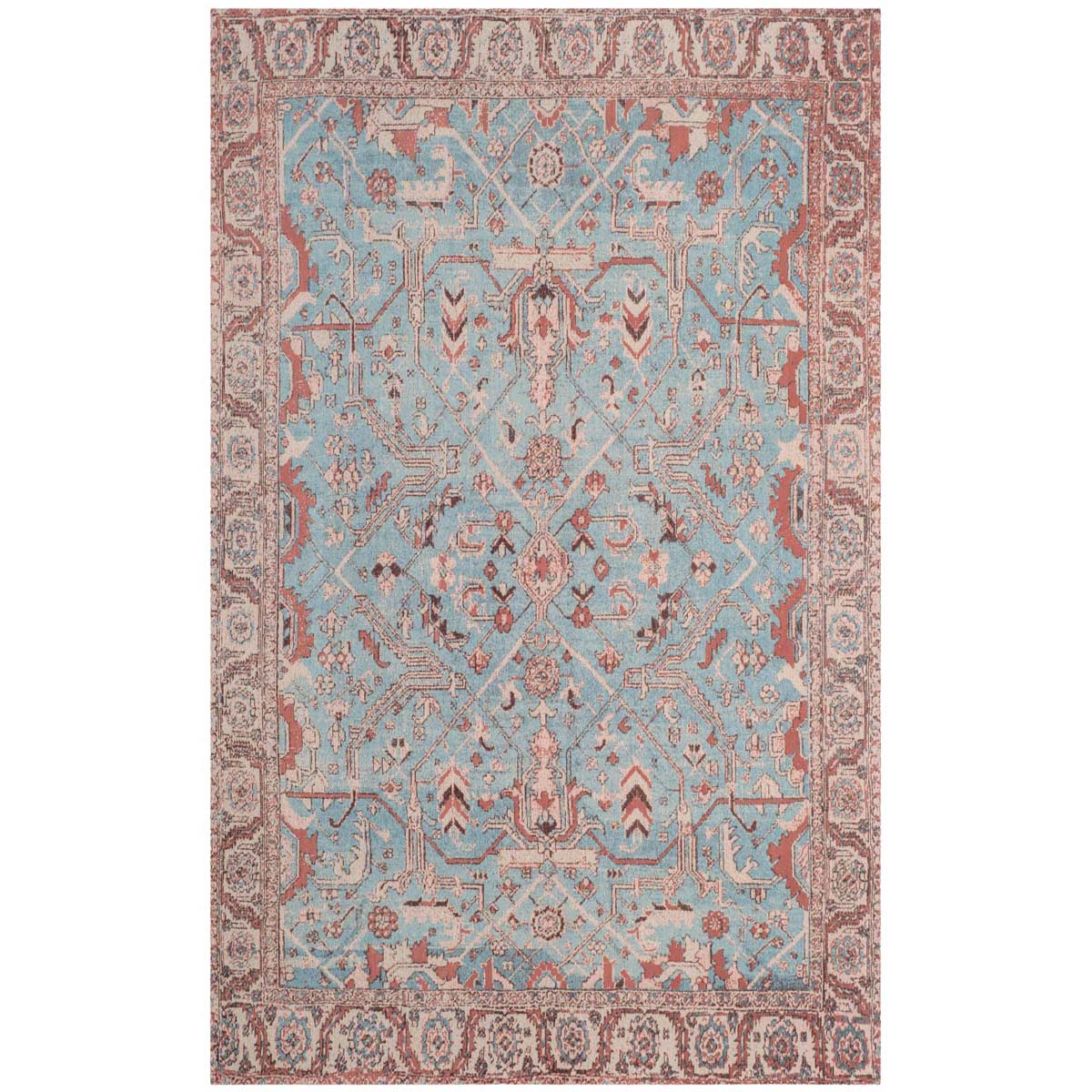 Safavieh Classic Vintage 303 Rug, CLV303 - Blue / Red