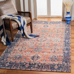 Safavieh Classic Vintage 305 Rug, CLV305 - Rust / Navy