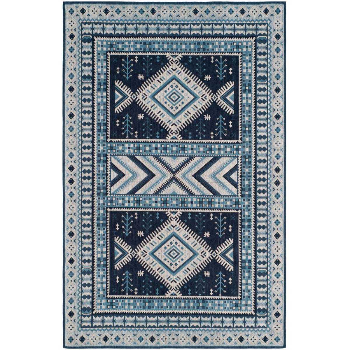 Safavieh Classic Vintage 511 Rug, CLV511 - Navy / Light Blue