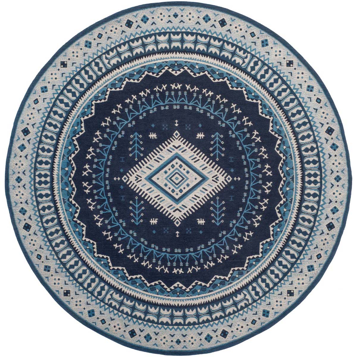 Safavieh Classic Vintage 511 Rug, CLV511 - Navy / Light Blue