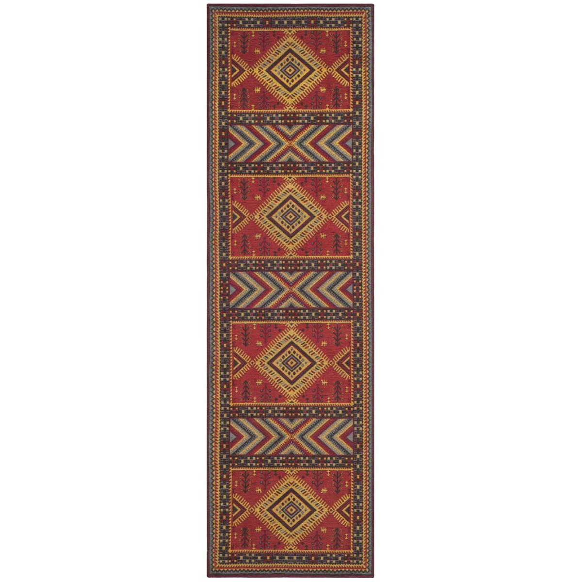 Safavieh Classic Vintage 511 Rug, CLV511 - Red / Slate
