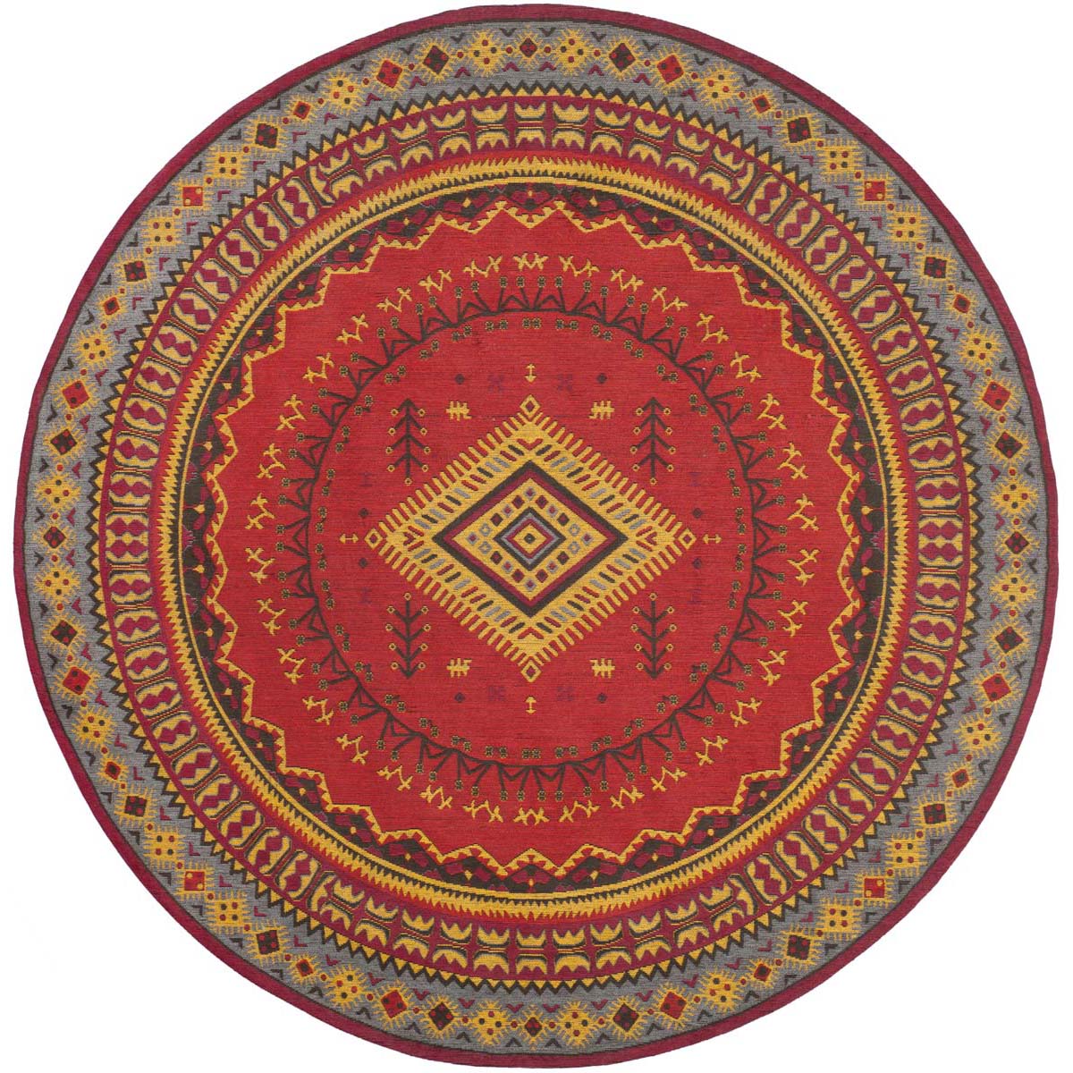 Safavieh Classic Vintage 511 Rug, CLV511 - Red / Slate
