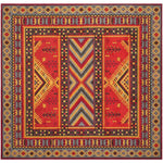 Safavieh Classic Vintage 511 Rug, CLV511 - Red / Slate