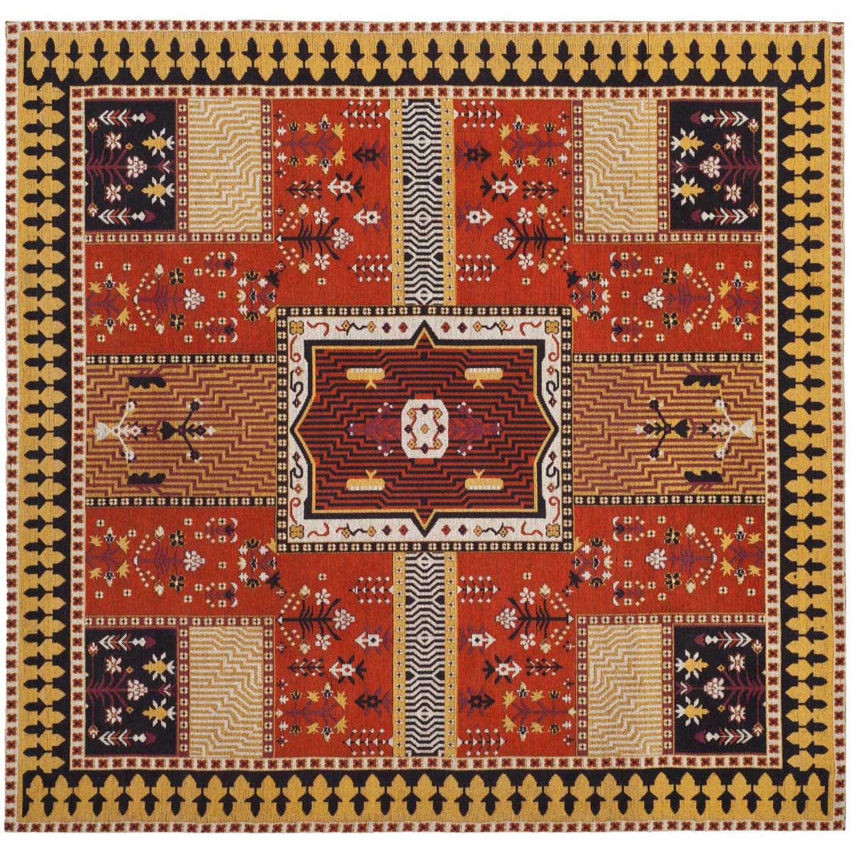 Safavieh Classic Vintage 512 Rug, CLV512 - Orange / Gold