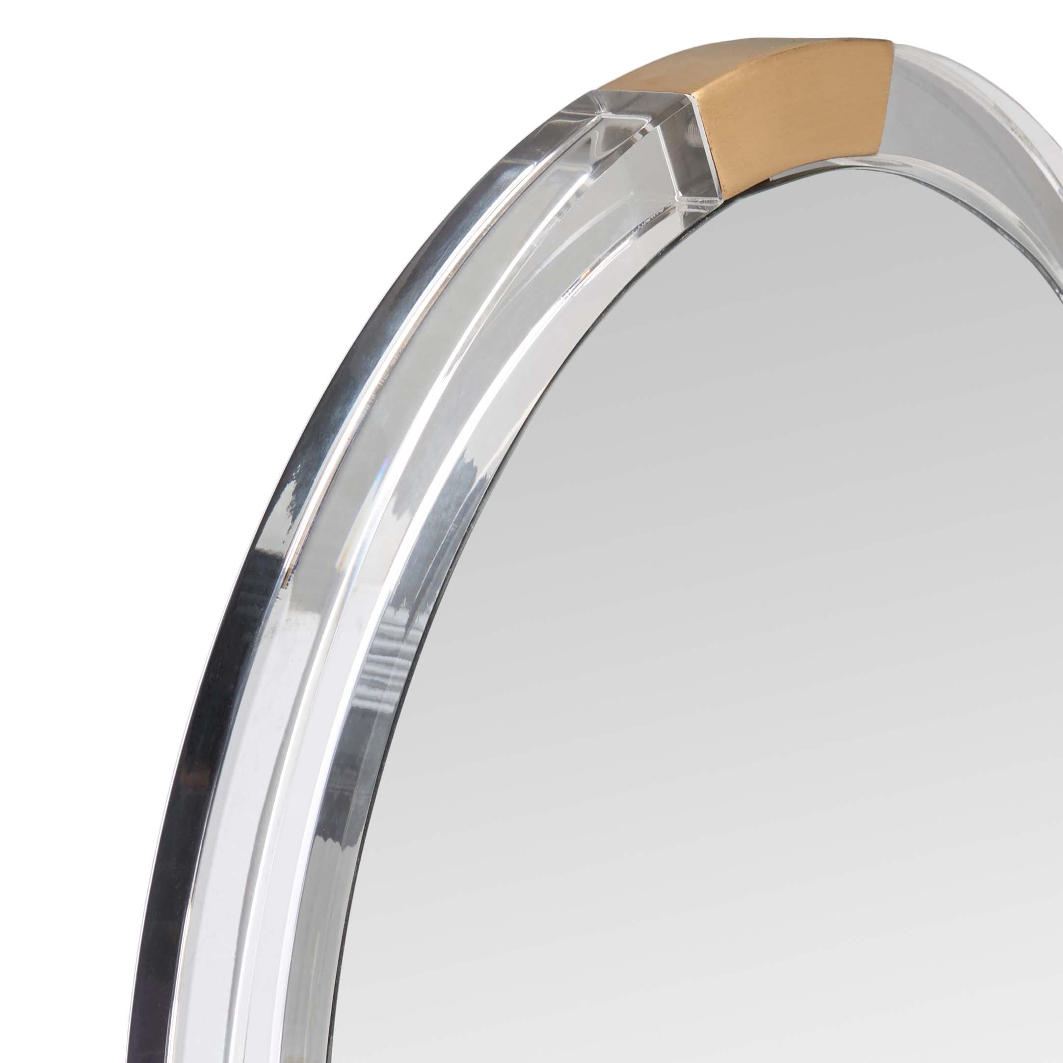 Safavieh Couture Serina Acrylic Mirror - Gold / Clear