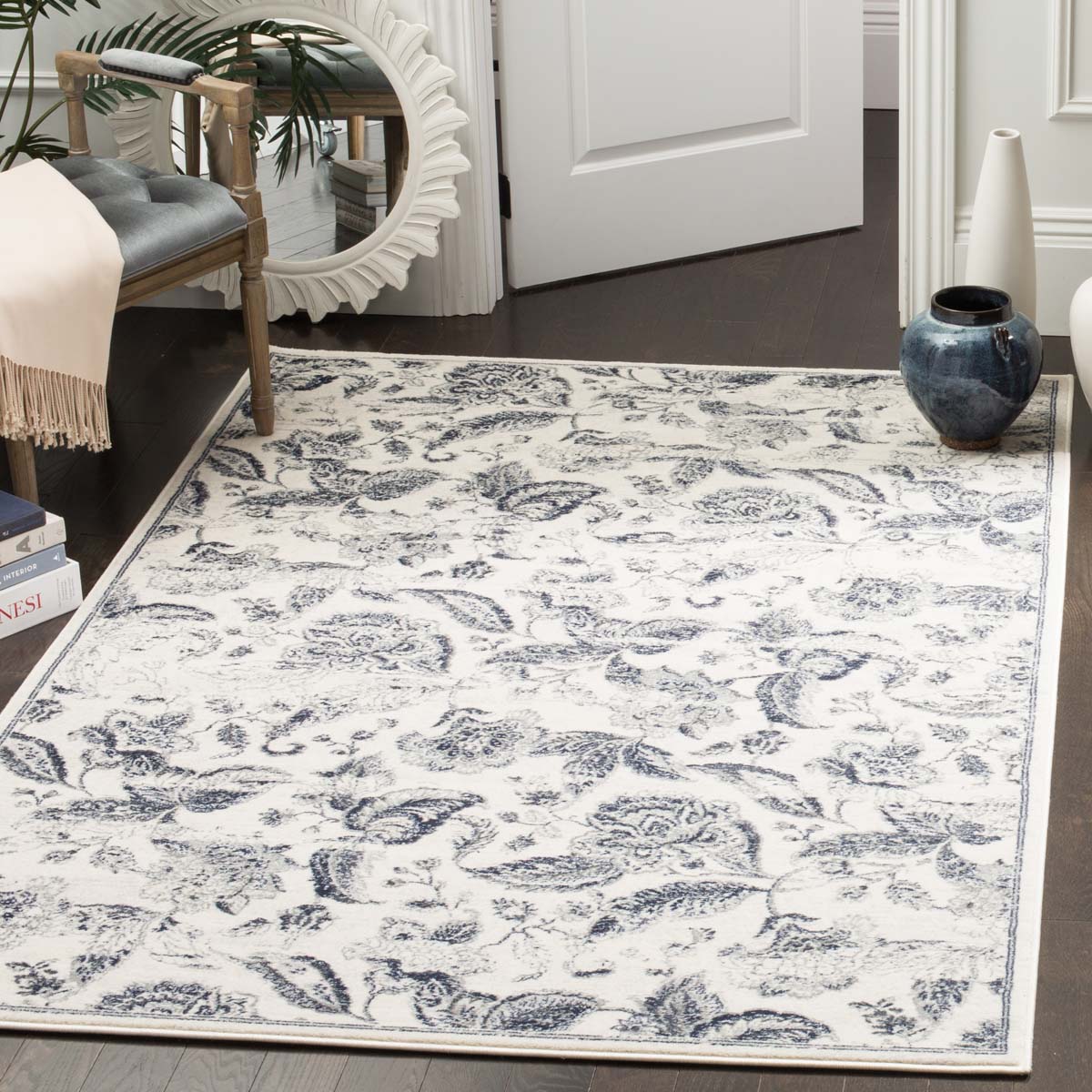 Safavieh Carnegie 622 Rug, CNG622 - Cream / Light Grey