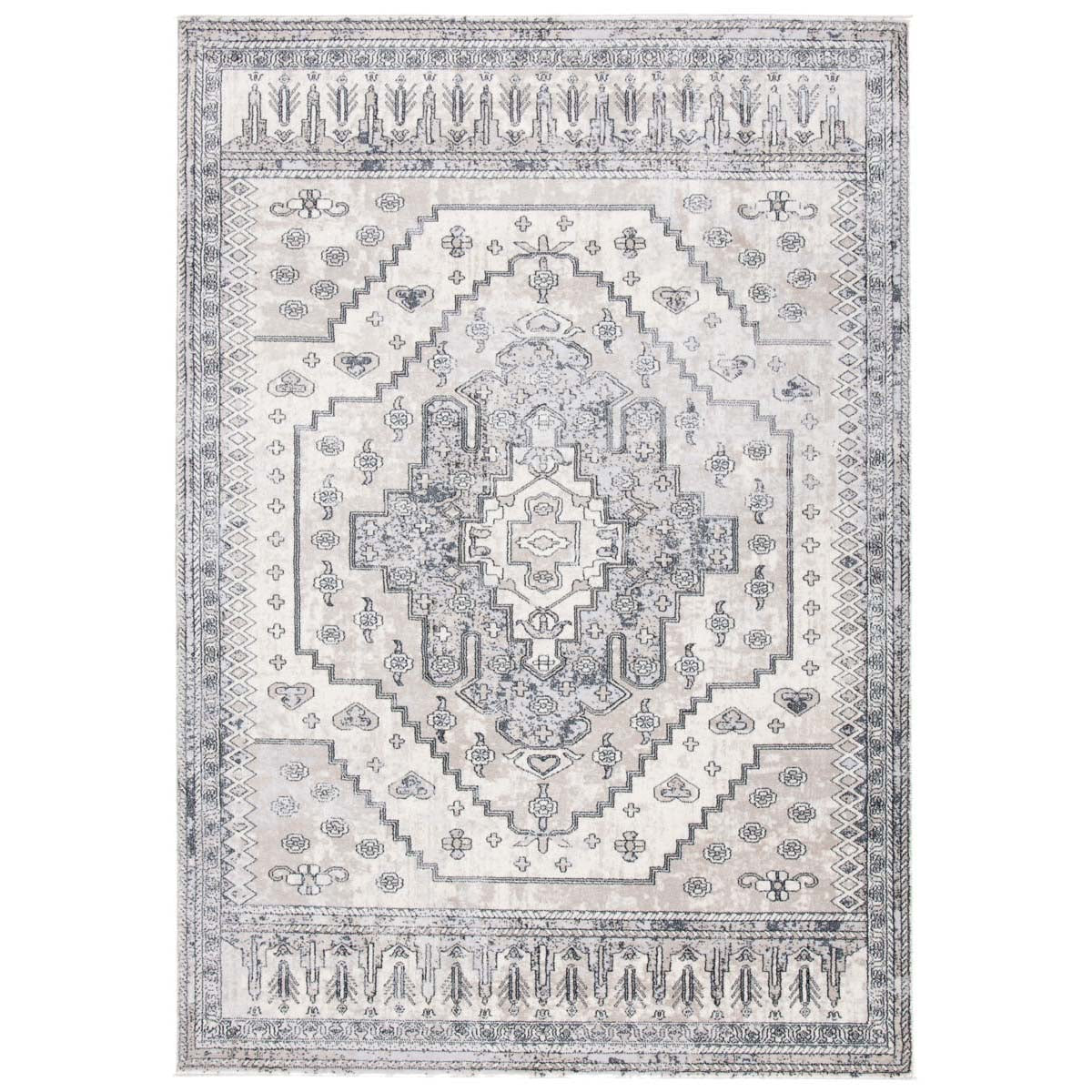 Safavieh Carnegie 662 Rug, CNG662 - Ivory / Grey