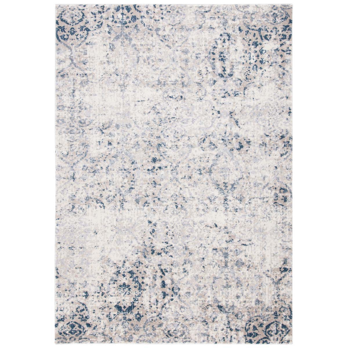 Safavieh Carnegie 681 Rug, CNG681 - Ivory / Navy