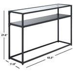 Safavieh Ackley Console Table  , CNS2000 - Black