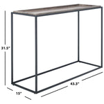 Safavieh Andey Console Table , CNS2001 - Brown / Black