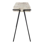 Safavieh Jett Rectangle Console Table , CNS4201 - Light Grey Faux Concrete/Black