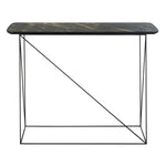 Safavieh Rylee Rectangle Console Table , CNS4202 - Faux Dark Grey Stone/Black