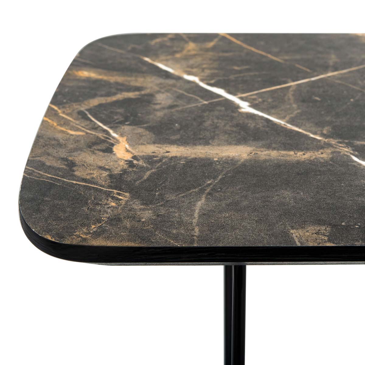 Safavieh Rylee Rectangle Console Table , CNS4202 - Faux Dark Grey Stone/Black