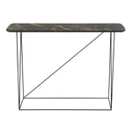 Safavieh Rylee Rectangle Console Table , CNS4202 - Faux Dark Grey Stone/Black
