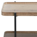 Safavieh Atwell 2 Shelf Console Table , CNS4204 - Oak/Black