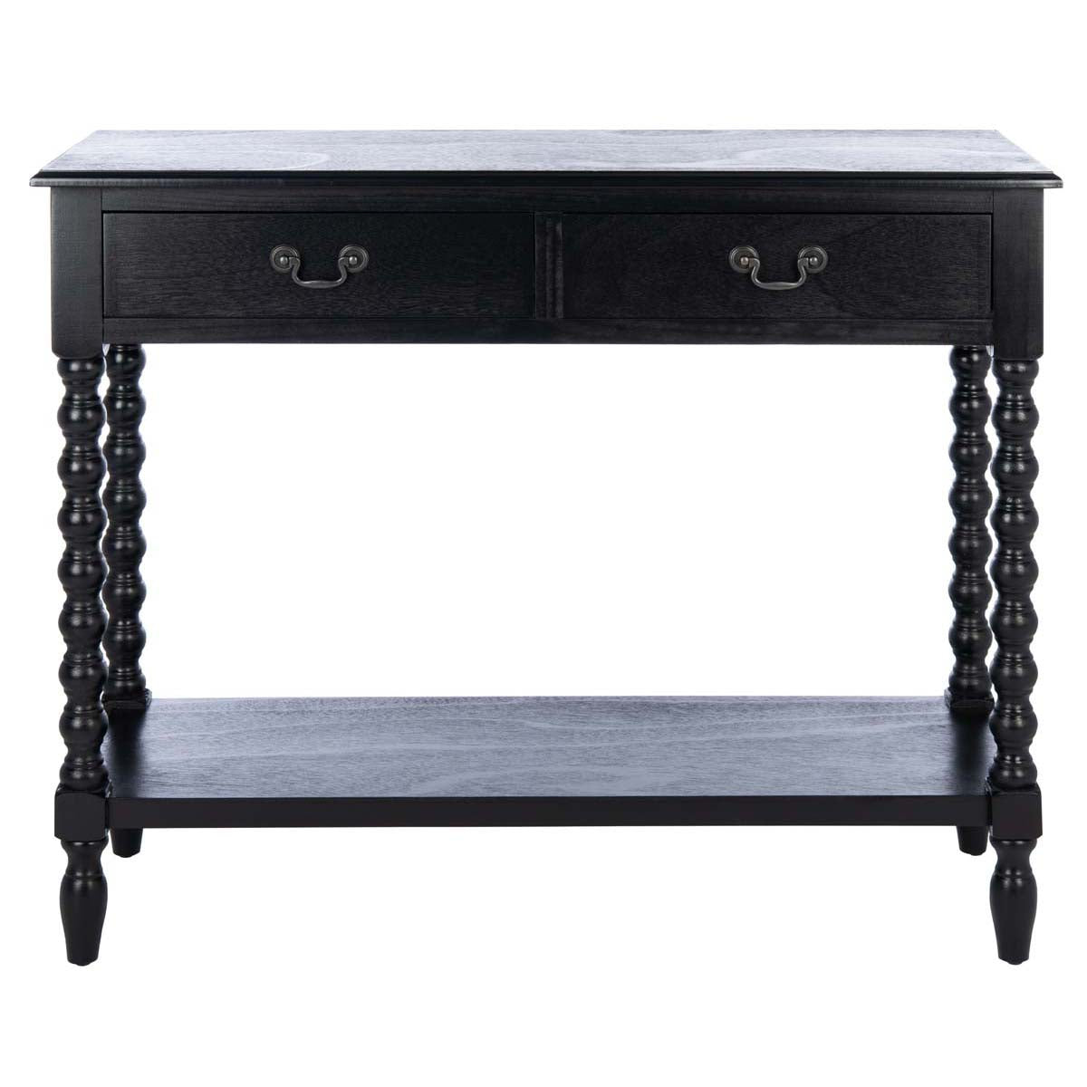 Safavieh Athena 2 Drawer Console Table, CNS5702 - Black