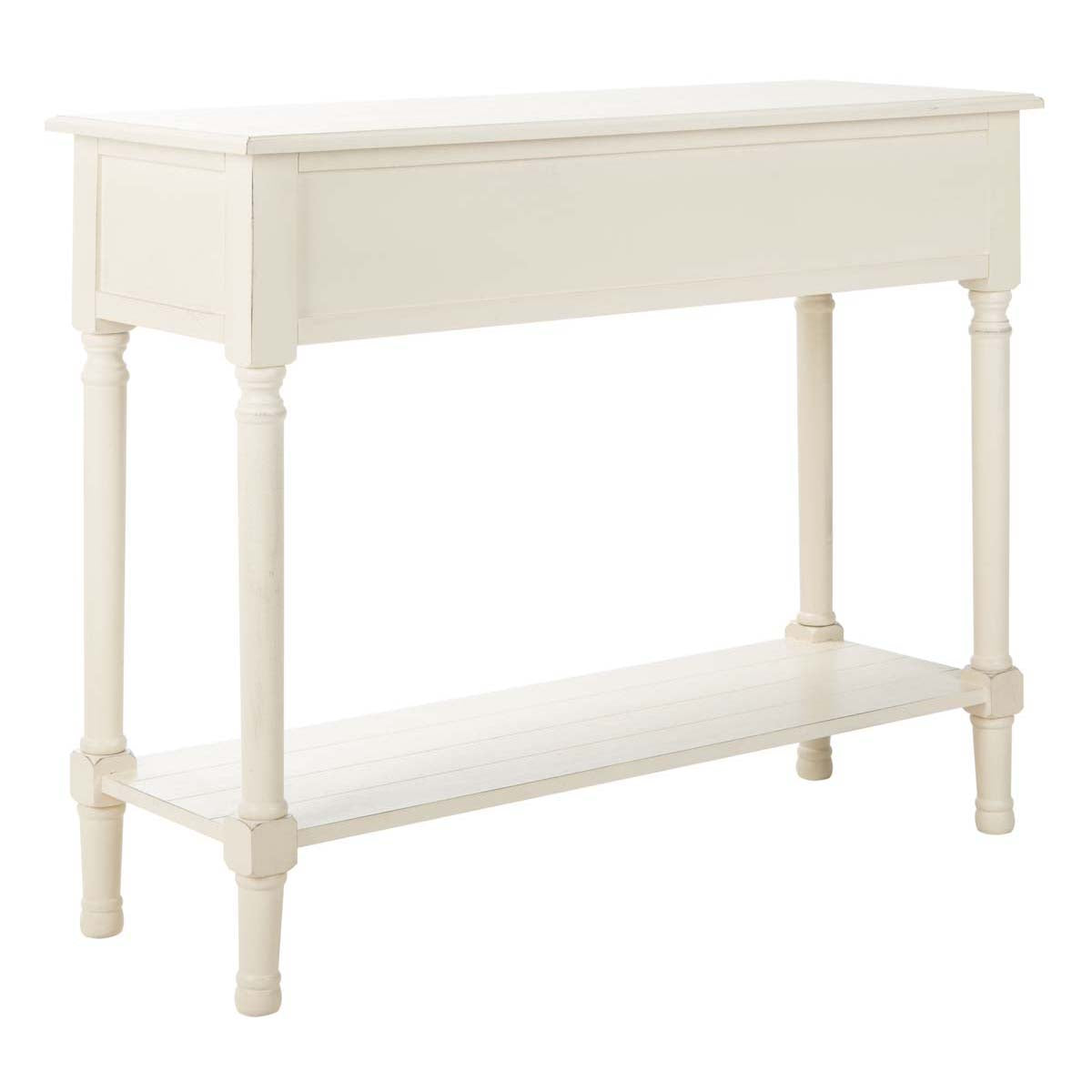 Safavieh Primrose 2 Drawer Console Table , CNS5706 - Distrssed White