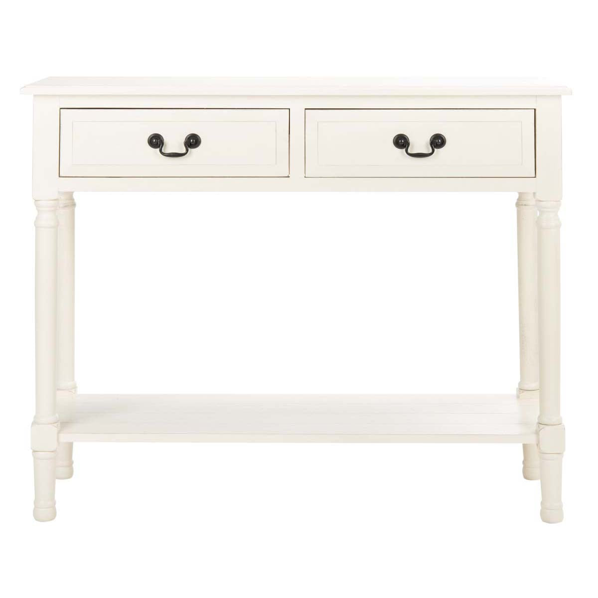 Safavieh Primrose 2 Drawer Console Table , CNS5706 - Distrssed White