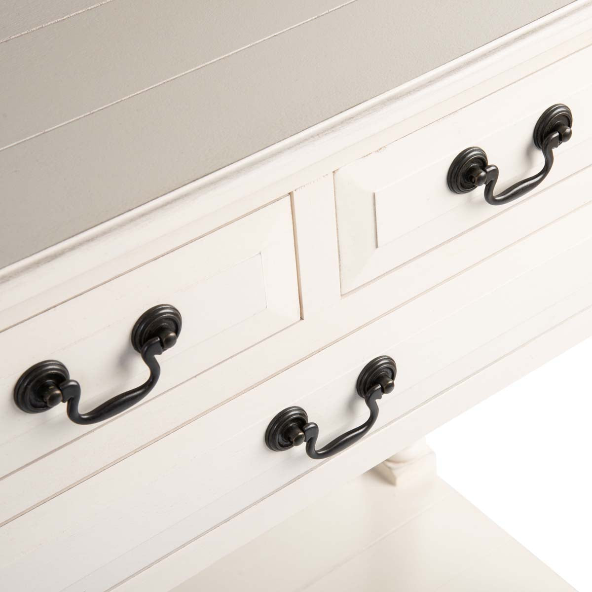 Safavieh Primrose 3 Drawer Console Table , CNS5707 - Distrssed White