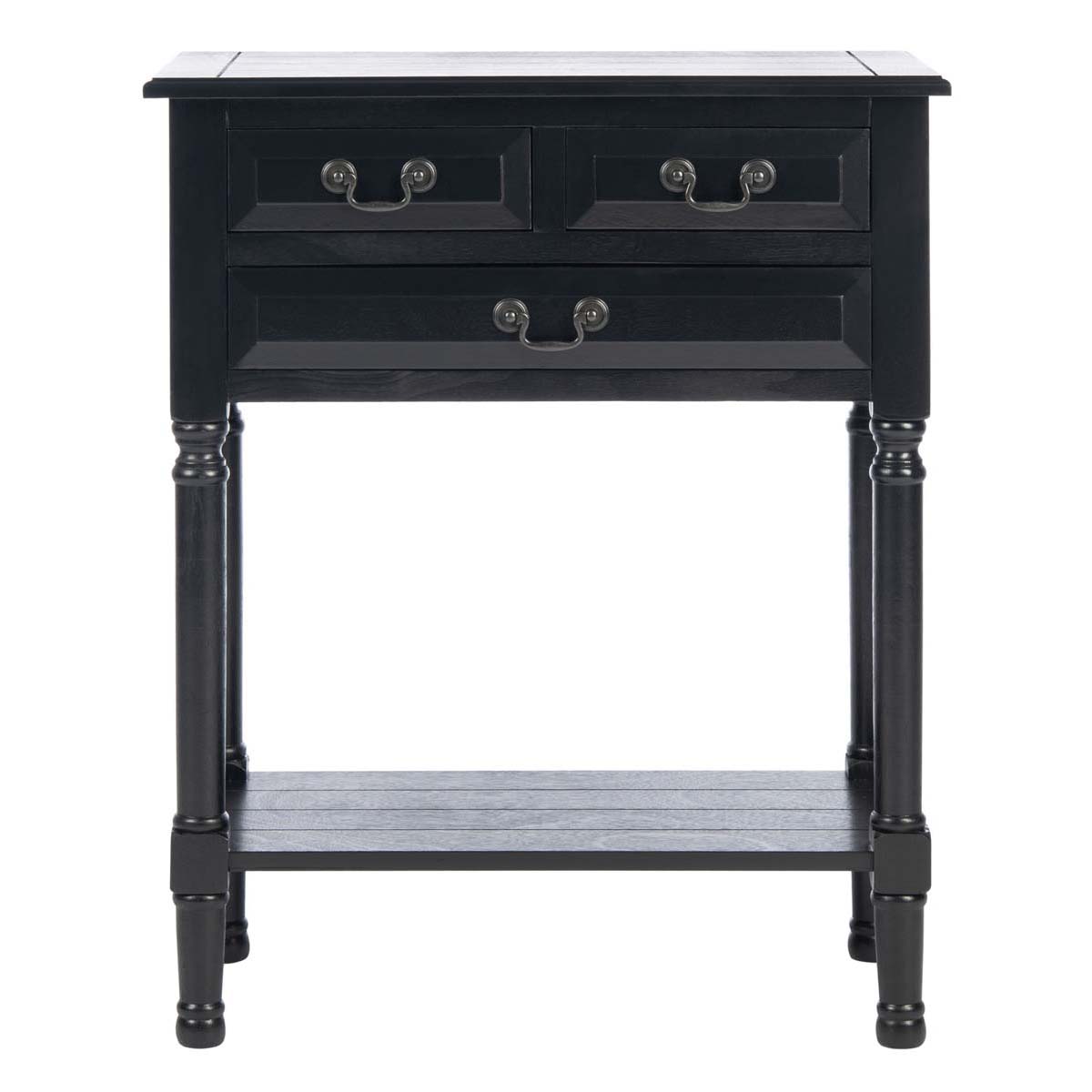 Safavieh Primrose 3 Drawer Console Table, CNS5707 - Black