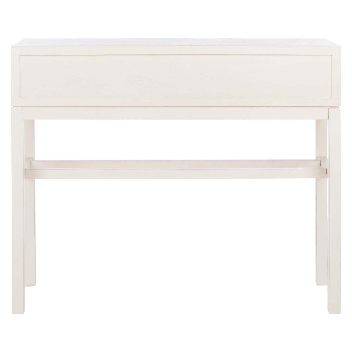 Safavieh Ajana 2 Drawer Console , CNS5709 - Distressed White / Honey