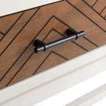 Safavieh Ajana 2 Drawer Console , CNS5709 - Distressed White / Honey