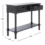 Safavieh Landers 2 Drawer Console, CNS5710 - Black