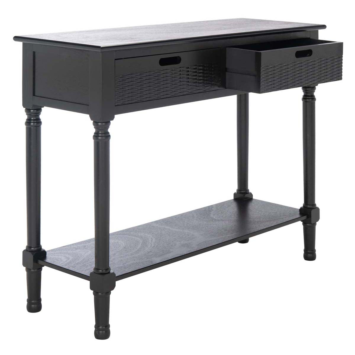 Safavieh Landers 2 Drawer Console, CNS5710 - Black