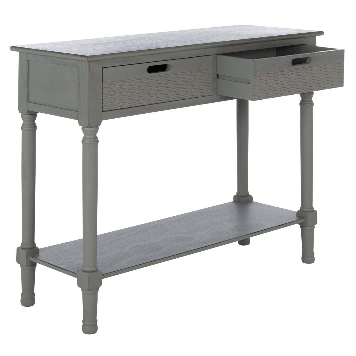Safavieh Landers 2 Drawer Console, CNS5710 - Distressed Grey