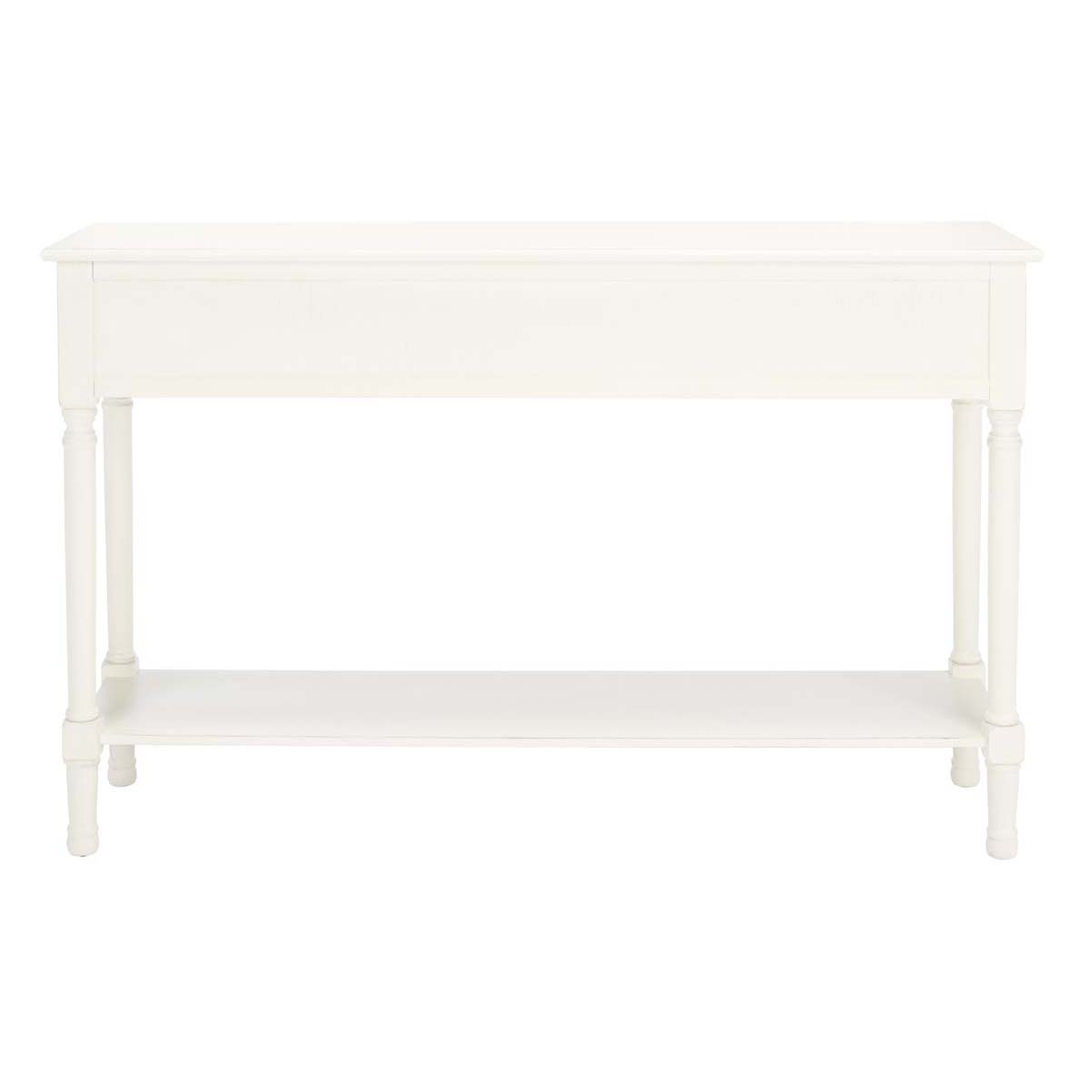 Safavieh Landers 3 Drawer Console, CNS5711 - Distressed White