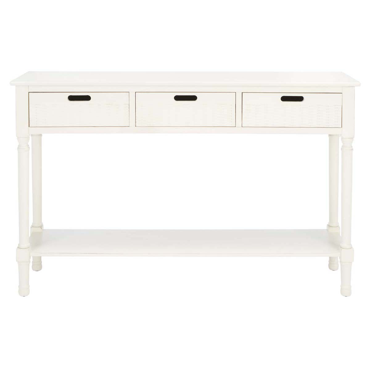 Safavieh Landers 3 Drawer Console, CNS5711 - Distressed White