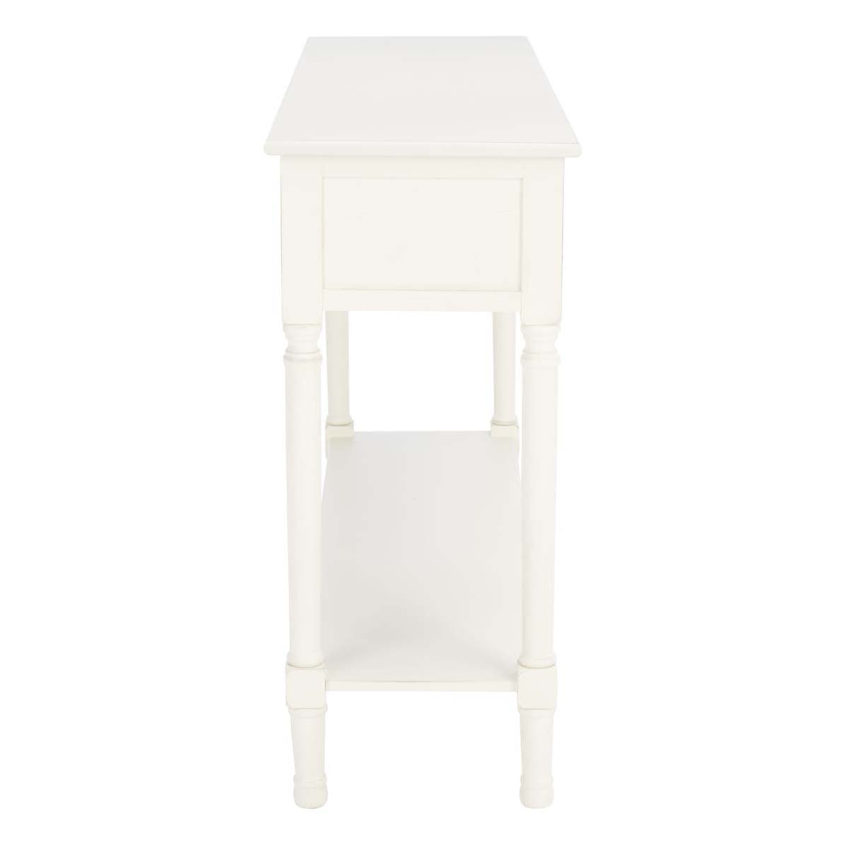 Safavieh Landers 3 Drawer Console, CNS5711 - Distressed White
