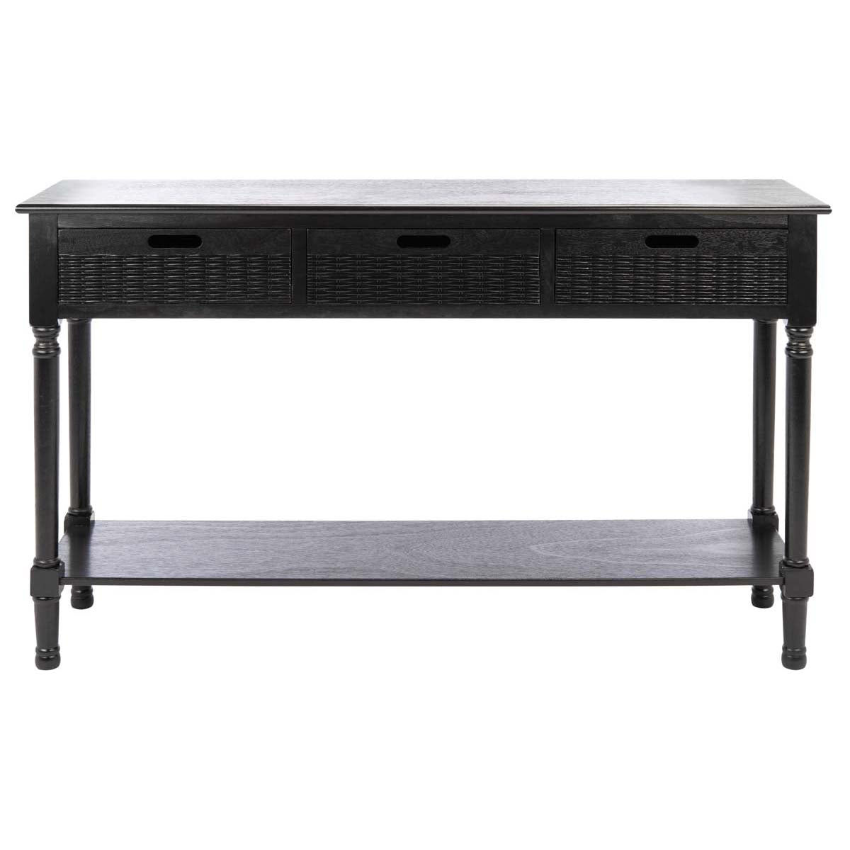 Safavieh Landers 3 Drawer Console, CNS5711 - Black