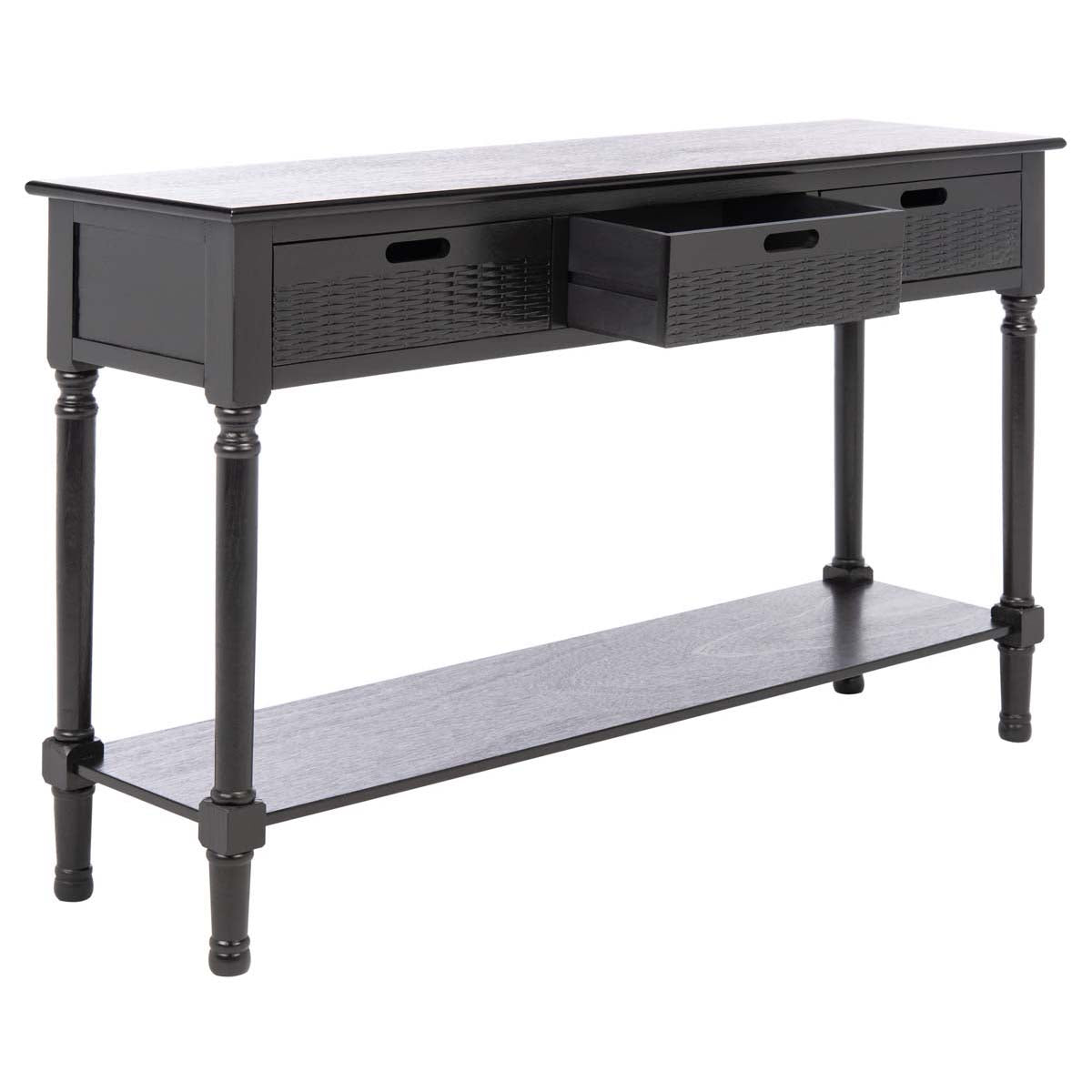 Safavieh Landers 3 Drawer Console, CNS5711 - Black