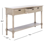 Safavieh Landers 3 Drawer Console, CNS5711 - Greige