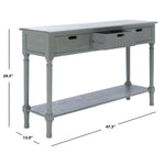 Safavieh Landers 3 Drawer Console, CNS5711 - Distressed Grey