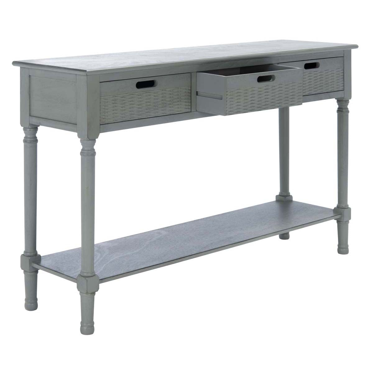 Safavieh Landers 3 Drawer Console, CNS5711 - Distressed Grey