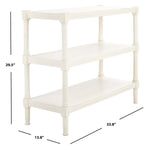 Safavieh Rafiki 3 Shelf Console , CNS5715 - Distressed White