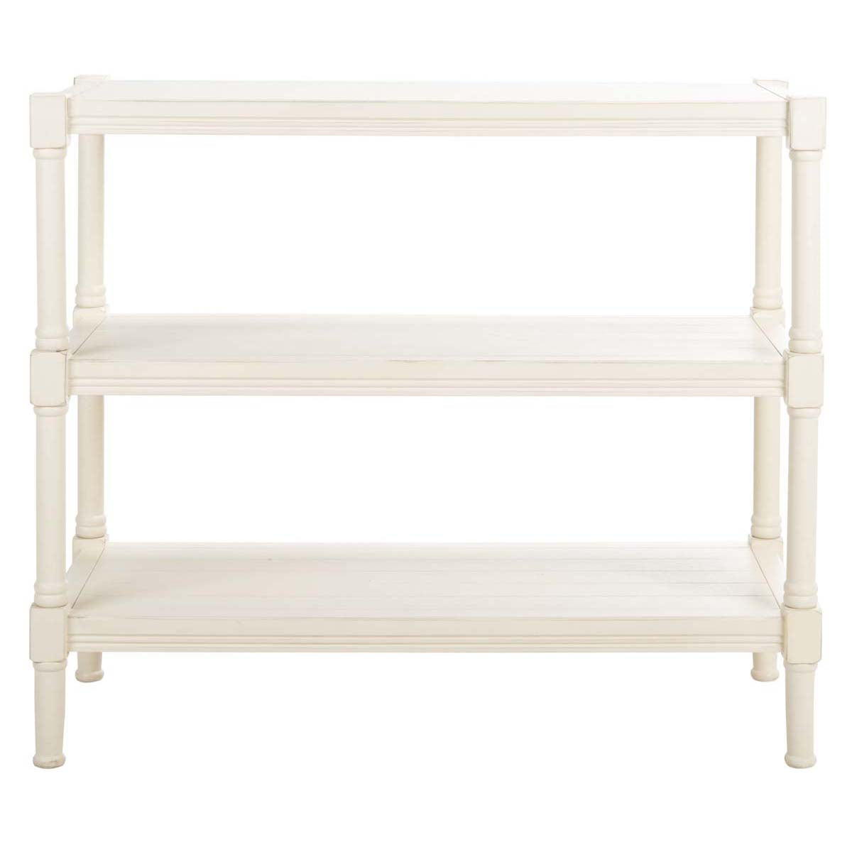 Safavieh Rafiki 3 Shelf Console , CNS5715 - Distressed White