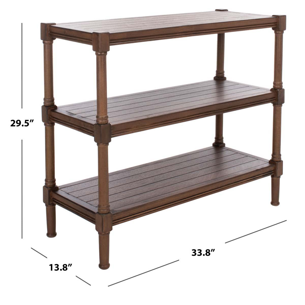 Safavieh Rafiki 3 Shelf Console , CNS5715 - Brown