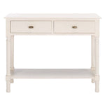 Safavieh Halton 2Drw Console Table, CNS5718 - Distressed White